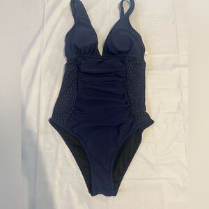 Cupshe one piece with lace side panels